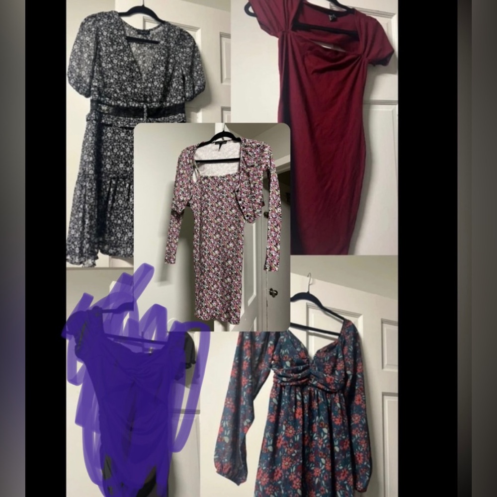Bundle of 4 short dresses